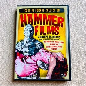 🎬🍿 Icons of Horror Collection 4 Creepy Classics Hammer Films 2-Disc